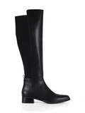 NERO | Stivali in ecopelle e tessuto stretch LEX