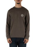 TORTORA | T-shirt regular fit in cotone con manica lunga