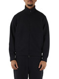 BLU | Felpa regular fit con zip in cotone e lyocell stretch