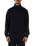 BLU SCURO | Felpa Travel Essential in misto viscosa con zip