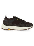 marrone scuro | Sneakers in tessuto ed ecopelle DUBLIN
