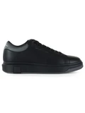 NERO | Sneakers in pelle rivestita con scritta logo