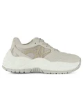 GRIGIO CHIARO | Sneakers in pelle e tessuto con patch logo