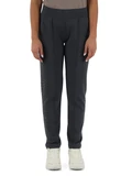 GRIGIO SCURO | Pantaloni sportivi in misto modal con zip