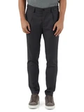 GRIGIO SCURO | Pantalone MC-DENNY/3616 in misto viscosa
