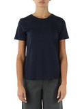 BLU SCURO | T-shirt LAKE in cotone e lyocell