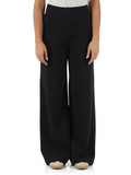 NERO | Pantaloni gamba larga in misto cotone ARDA