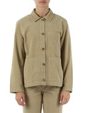 BEIGE | Overshirt in velluto a costine BECKY