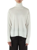 OFF WHITE | Maglia sottile in lana URSA con collo alto