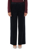 BLU SCURO | Pantalone in velluto di cotone coste 500 righe