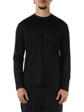 NERO | T-shirt manica lunga WAVE WOOL