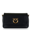 NERO | Borsa a tracolla in pelle CLICK SOFT HORIZONTAL MINI