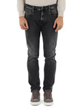 GRIGIO SCURO | Pantalone jeans cinque tasche ANBASS Hyperflex Slim fit