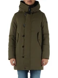 VERDE MILITARE | Piumino parka idrorepellente KASA KI 05