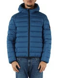AZZURRO | Giubbino trapuntato con cappuccio ASPENALF Primaloft