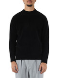NERO | Maglia girocollo in ciniglia