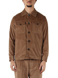 CAMMELLO | Overshirt in velluto di cotone a coste