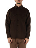 MARRONE | Overshirt 13 in lana double