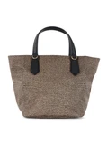 BEIGE | Borsa shopping ESCAPE Small in tessuto stampato OP
