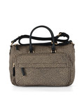 BEIGE | Borsa B-CLUB BAULETTO Medium in tessuto stampato OP