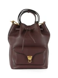 MERLOT | Borsa a secchiello in pelle BEAT GENERATION Medium