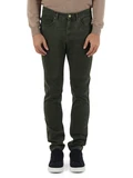 VERDE | Pantaloni cinque tasche JOHN Slim fit in cotone stretch