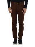 MARRONE | Pantaloni cinque tasche JOHN Slim fit in cotone stretch