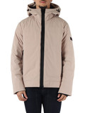BEIGE | Giacca con cappuccio LOGE SRTR GRS 02