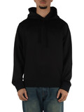 NERO | Felpa con cappuccio e motivo logo all over
