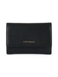 NERO | Portafoglio in pelle martellata METALLIC Medium