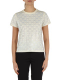 PANNA | T-shirt in cotone QUENTIN con strass all over