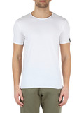 BIANCO | T-shirt in cotone con ricamo logo