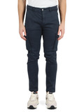 BLU SCURO | Pantalone jeans JAAN Hyperflex slim fit con tasche cargo