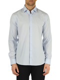 CELESTE | Camicia in cotone slim fit con ricamo logo