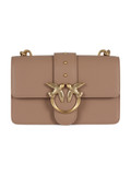 MARRONE CHIARO | Borsa a tracolla in pelle LOVE ONE MINI CL.