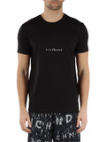 NERO | T-shirt in cotone con scritta logo