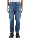 BLU CHIARO | Pantalone jeans cinque tasche SANDOT Relax Tapered fit