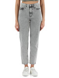 GRIGIO | Pantaloni jeans cinque tasche Mom Fit GRIGIO | Pantaloni jeans cinque tasche Mom Fit
