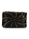 NERO | Borsa a spalla OYSTER STUDS Medium