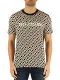 NERO | T-shirt regular fit in cotone con stampa logo