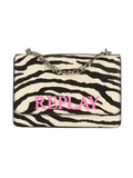 ANIMALIER | Borsa a tracolla in ecopelle con scritta logo