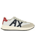 BIANCO | Sneakers in tessuto con patch logo laterale