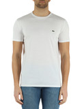 BIANCO | T-shirt regular fit in cotone Pima con patch logo