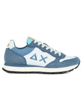 BLU CHIARO | Sneakers in pelle e tessuto TOM COLOR