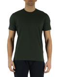 VERDE SCURO | T-shirt regular fit FRIDA in cotone