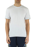 BIANCO | T-shirt in cotone con dettagli a contrasto