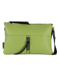 VERDE | Borsa a mano in pelle martellata ATHENA Medium