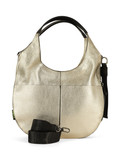 ORO | Borsa hobo in pelle laminata ASIA