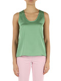 VERDE | Top in satin stretch WOLF