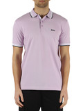 VIOLA CHIARO | Polo regular fit in cotone piquet con ricamo logo